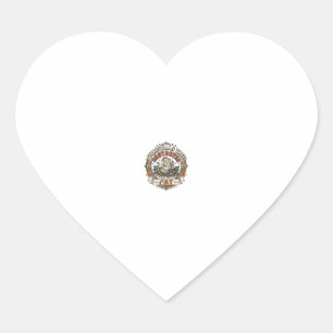 Christmas Tree Destroyer Cat Christmas Tree Destro Heart Sticker