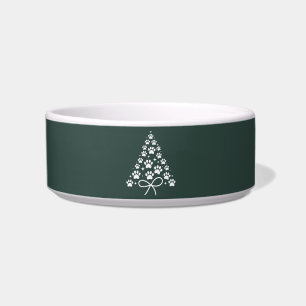 Christmas Tree Dog Lover Owner Gift Holiday Bowl
