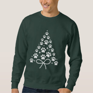 Christmas Tree Dog Lover Owner Gift Holiday Sweatshirt