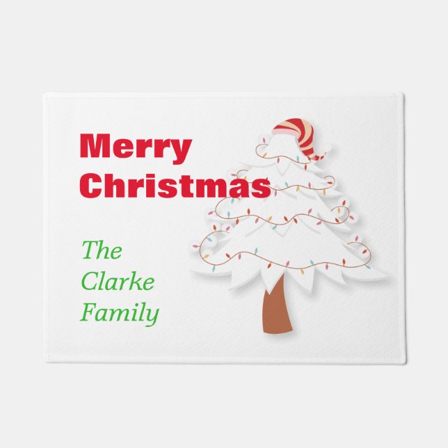 Christmas Tree Doormat (Front)