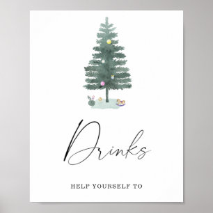 Christmas tree - Drinks  Poster
