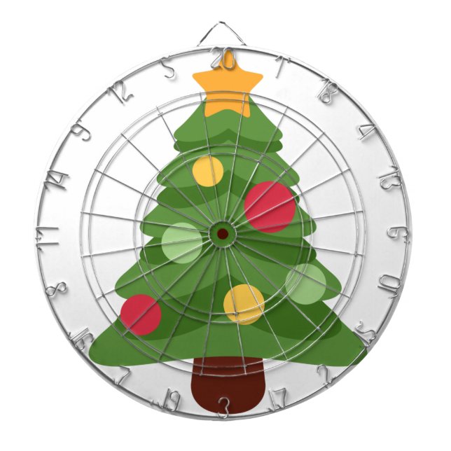 christmas tree emojis dartboard (Front)