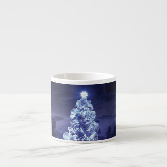 Christmas Tree  Espresso Cup (Front)