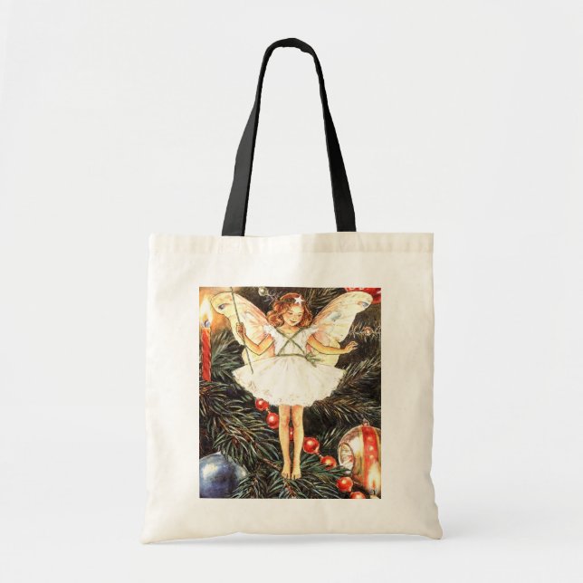 Christmas Tree Fairy Tote Bag (Front)