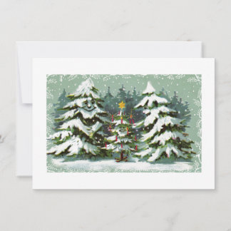 Christmas Tree Family Invitation
