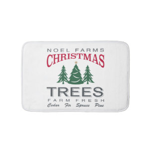 CHRISTMAS TREE FARM BATH MAT