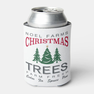 CHRISTMAS TREE FARM CAN COOLER