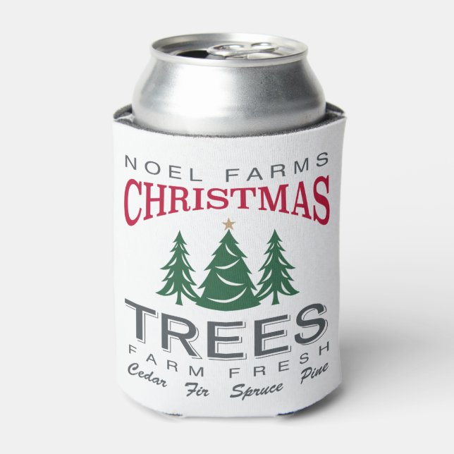 CHRISTMAS TREE FARM CAN COOLER (Can Front)