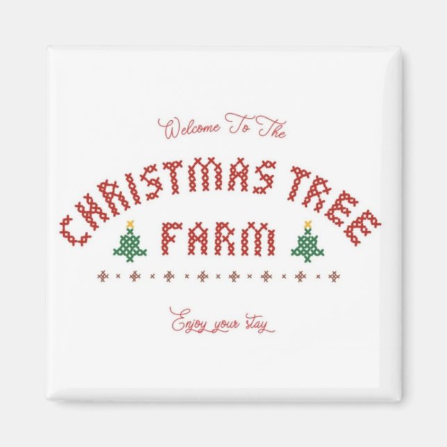 Christmas Tree Farm Magnet (Front)