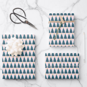 Christmas Tree Farm Wrapping Paper Sheet