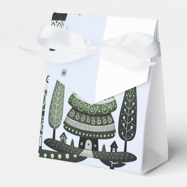 Christmas tree favor box (Front Side)