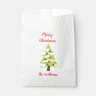 Christmas Tree Favour Bag