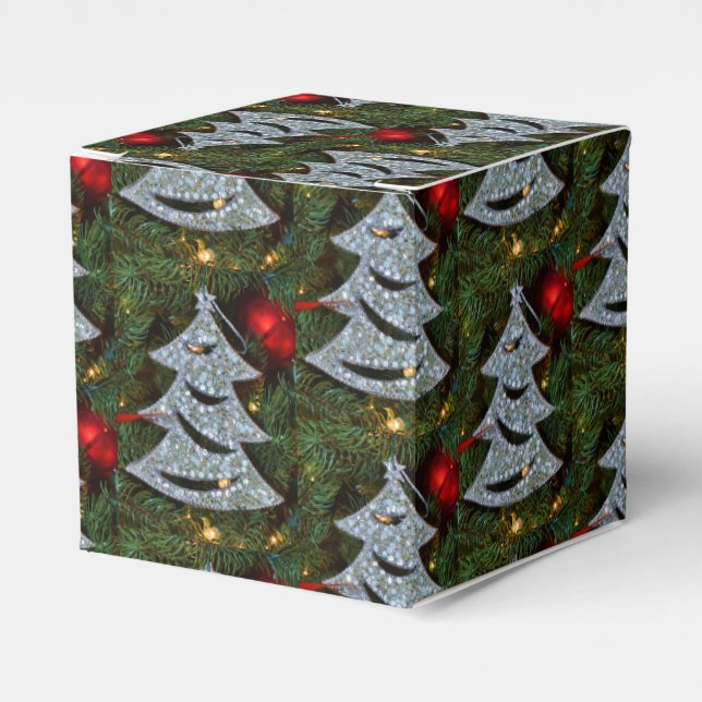 Christmas Tree Favour Box (Front Side)