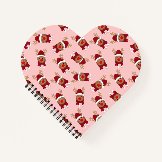 Christmas Tree Festive Holiday Ugly Xmas Sweater Notebook (Front)