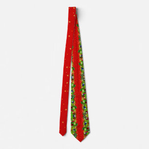 Christmas Tree Festive Holiday Ugly Xmas Sweater Tie