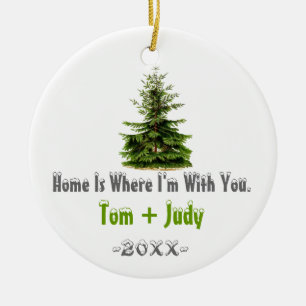 Christmas tree first Christmas Ornament Bride Gift