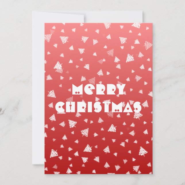 Christmas Tree Flat Card (Front)