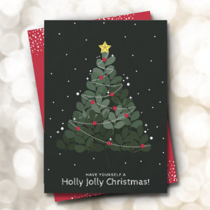 Christmas Tree Flat Holiday Card