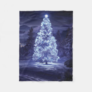 Christmas Tree Fleece Blanket