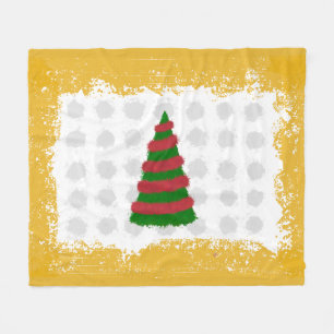Christmas Tree Fleece Blanket