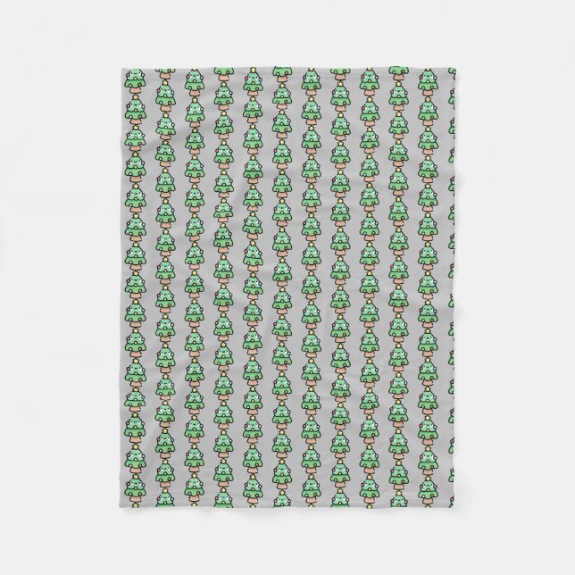 christmas tree fleece blanket (Front)