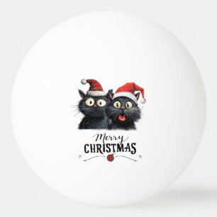 Christmas Tree for Player who loves Cat Ping Pong Ball