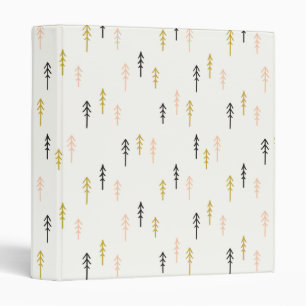 Christmas Tree Forest Pattern Binder