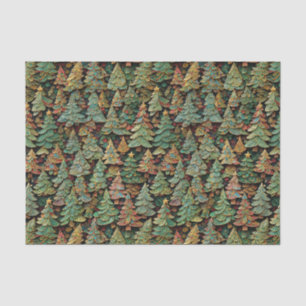 Christmas Tree Forest Whimsey Tissue Paper