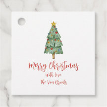 Christmas Tree Gift Tag