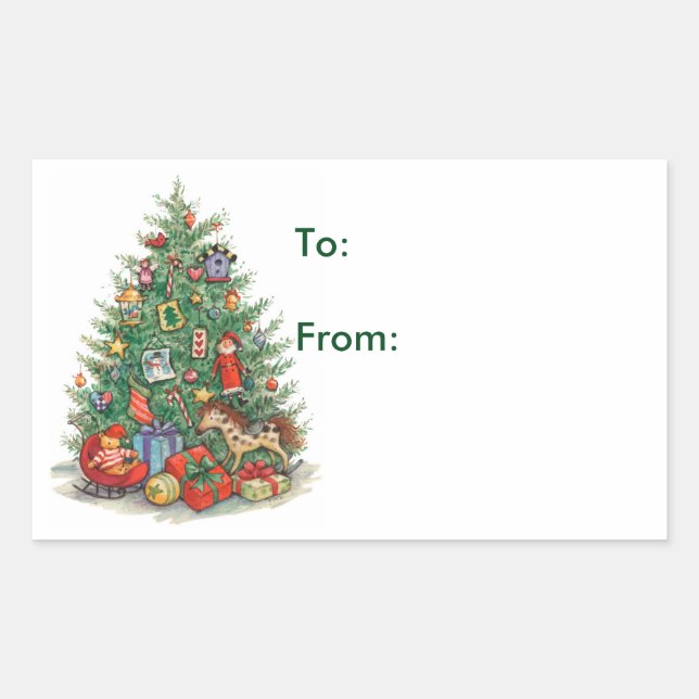 Christmas Tree - Gift Tags (Front)