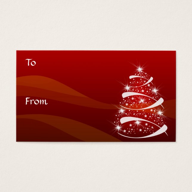 Christmas Tree Gift Tags (Front)