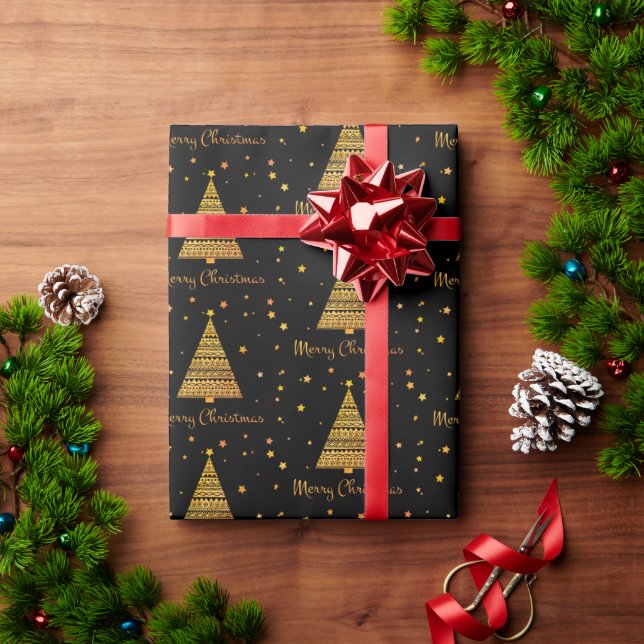 Christmas tree gift wrap (Holiday Gift)