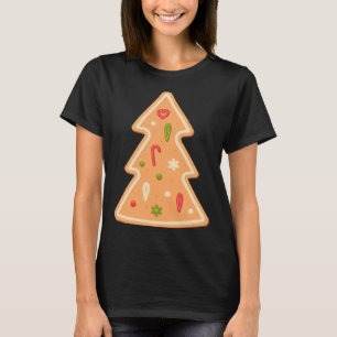 Christmas Tree Gingerbread cake Xmas T-Shirt