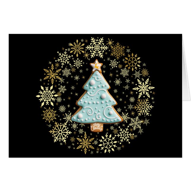 Christmas Tree, Gingerbread Cookie (Front Horizontal)