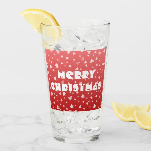 Christmas Tree Glass (Front Ice)