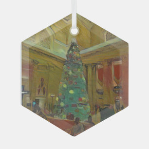 Christmas Tree Glass Ornament