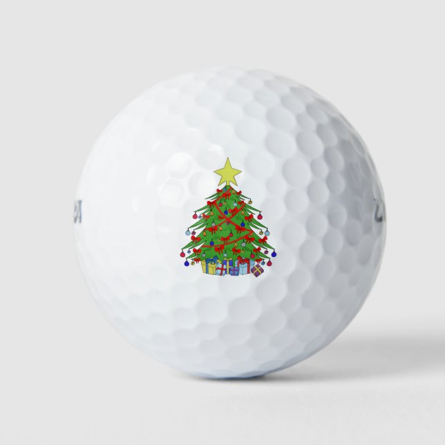 Christmas tree golf balls (Front)