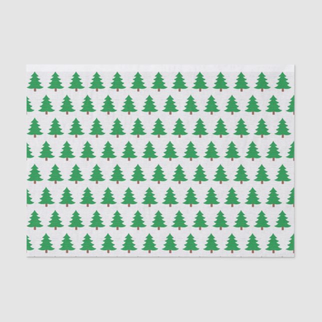 Christmas Tree Green Tissue Paper (Front)