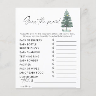 Christmas tree - Guess the price Game