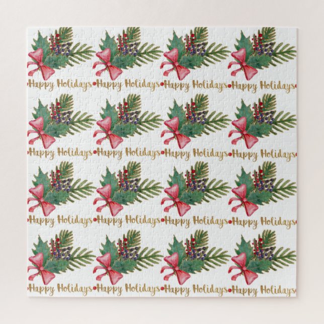 Christmas Tree Handprint Art Jigsaw Puzzle (Vertical)
