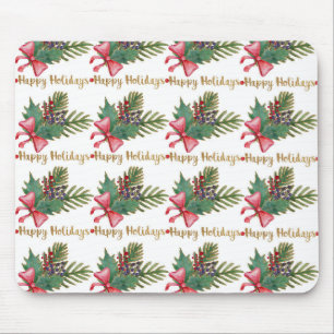 Christmas Tree Handprint Art Mouse Pad