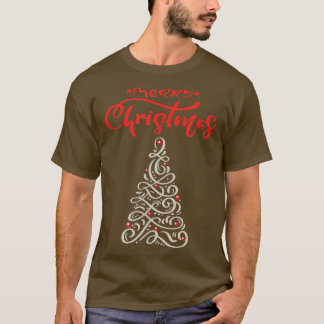 Christmas Tree Happy Holiday Wishes Seasons Greeti T-Shirt