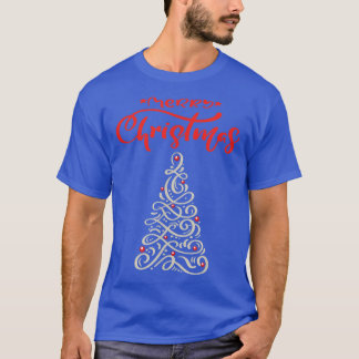 Christmas Tree Happy Holiday Wishes Seasons Greeti T-Shirt