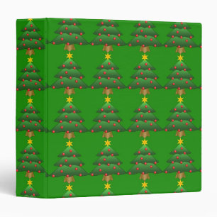 Christmas tree, holiday binder