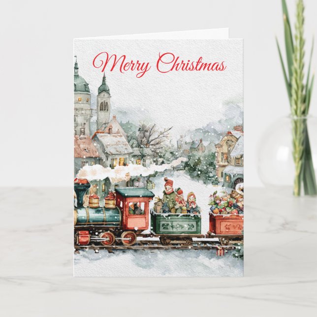 Christmas Tree Holiday Card (Front)