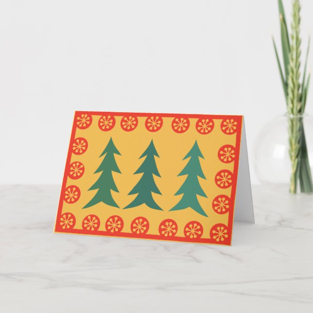 Christmas Tree Holiday Card (Front)