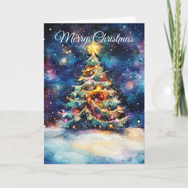 Christmas Tree Holiday Card (Front)