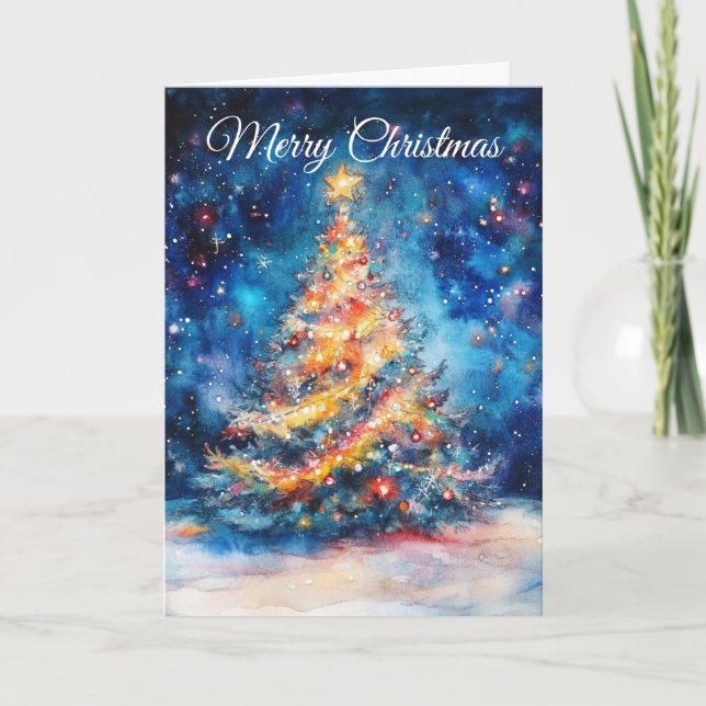 Christmas Tree Holiday Card (Front)