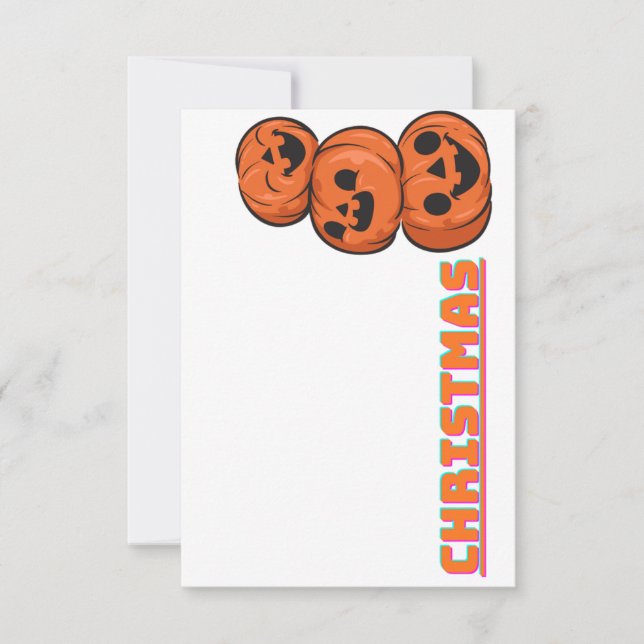 Christmas Tree Holiday Card Envelope (Front)