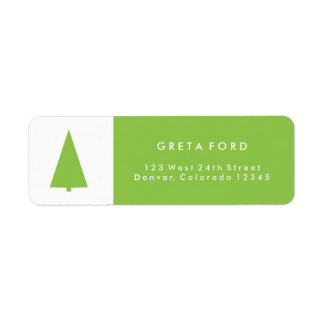 Christmas Tree Holiday/Christmas Address Label